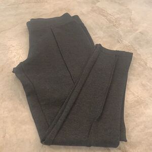 Gray Pull On Stretch Pants